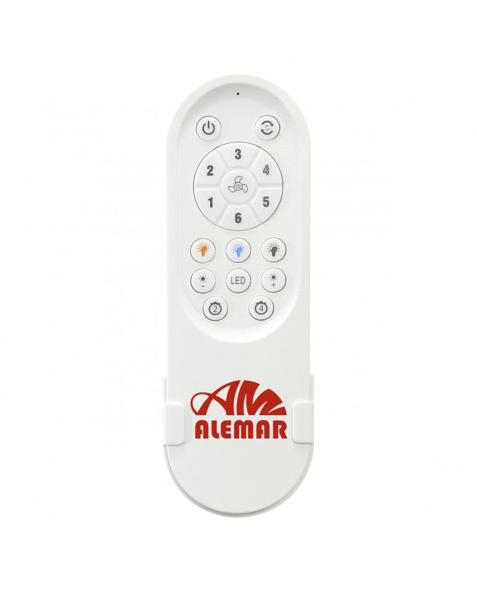 Ventilador de techo con luz AJP Kent LED negro 3 palas 3000-6000K Ø107cm 18W 11835