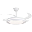 Ventilador de techo retráctil con luz AJP Korfu LED blanco 4 palas 3000-6000K 72W 16025 — vista 1