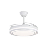 Ventilador de techo retráctil con luz AJP Korfu LED blanco 4 palas 3000-6000K 72W 16025 — vista 2