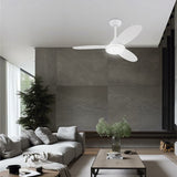Ventilador de techo con luz AJP Mahon LED blanco 3 palas 2700-6500K Ø107cm 21W 11561 — vista 2