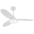 Ventilador de techo con luz AJP Mahon LED blanco 3 palas 2700-6500K Ø107cm 21W 11561 — vista 1