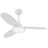 Ventilador de techo con luz AJP Mahon LED blanco 3 palas 2700-6500K Ø107cm 21W 11561 — vista 1