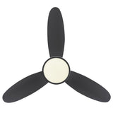 Ventilador de techo con luz AJP Mahon LED negro 3 palas Ø107cm 21W 11562 — vista 4