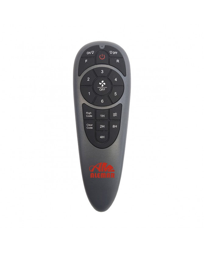 Ventilador de techo retráctil con luz AJP Mini Malta LED níquel satinado 3 palas 3000-6500K Ø40cm 36W 11529