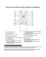 Ventilador de techo retráctil con luz AJP Mini Togo LED blanco 3 palas 3000-6500K Ø40cm 48W 11820