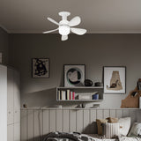Ventilador de techo con luz AJP Tami LED blanco 5 palas 3000-6500K Ø42cm 12W 11819 — vista 3