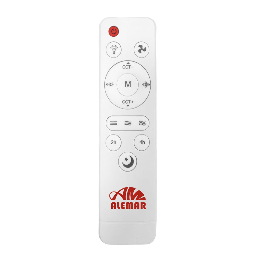 Ventilador de techo con luz AJP Tami LED blanco 5 palas 3000-6500K Ø42cm 12W 11819 — vista 5
