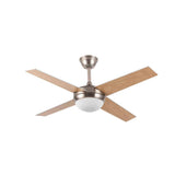 Fabrilamp Ciro Ventilador Dc 2xe27 Niquel 4 Asp.rev. Haya/wengue  35/45x116,8d Remoto Y Temporizador 159092433