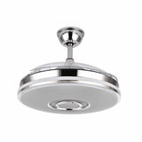 Fabrilamp Noto Ventilador Dc 72w 6117lm Cromo 4asp.desp.108d 3 Colores+rgb Bluetooth, Remoto, Memoria Y Altavoz 165791420