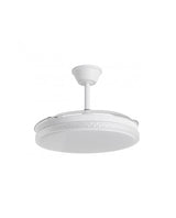 Ventilador de techo retráctil con luz AJP Nova LED blanco 3 palas 3000-6500K Ø50cm 68W 16018