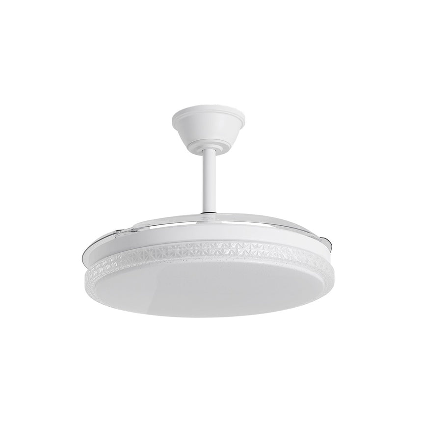 Ventilador de techo retráctil con luz AJP Nova LED blanco 3 palas 3000-6500K Ø50cm 68W 16018 — vista 4
