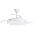 Ventilador de techo retráctil con luz AJP Nova LED blanco 3 palas 3000-6500K Ø50cm 68W 16018 — vista 1