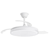 Ventilador de techo retráctil con luz AJP Nova LED blanco 3 palas 3000-6500K Ø50cm 68W 16018 — vista 1