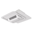 Ventilador de techo con luz Fabrilamp Obelisco LED blanco motor DC Ø48cm 59W — vista 1