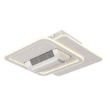 Ventilador de techo con luz Fabrilamp Obelisco LED blanco motor DC Ø48cm 59W — vista 3