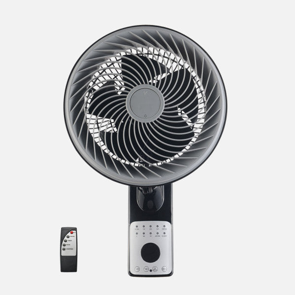 Ventilador de sobremesa Fabrilamp Aestus negro gris 5 palas Ø27cm 257061009