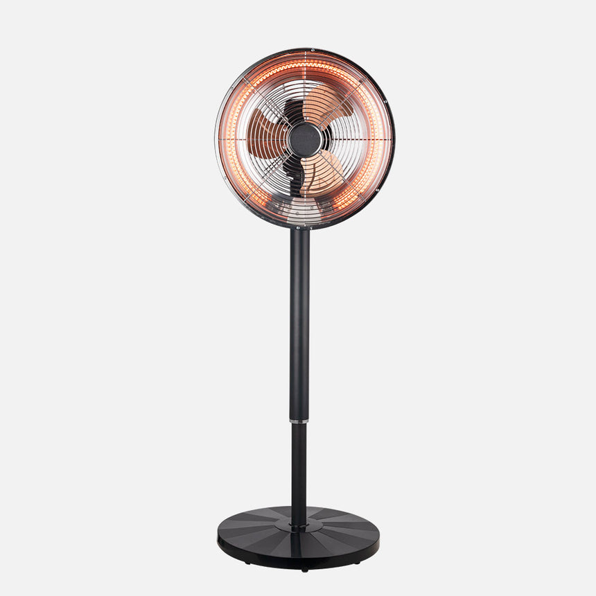 Ventilador de pie Fabrilamp Practico negro 3 palas Ø35cm — vista 2