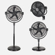 Ventilador de pie Fabrilamp Aifos negro 5 palas Ø61cm — vista 1
