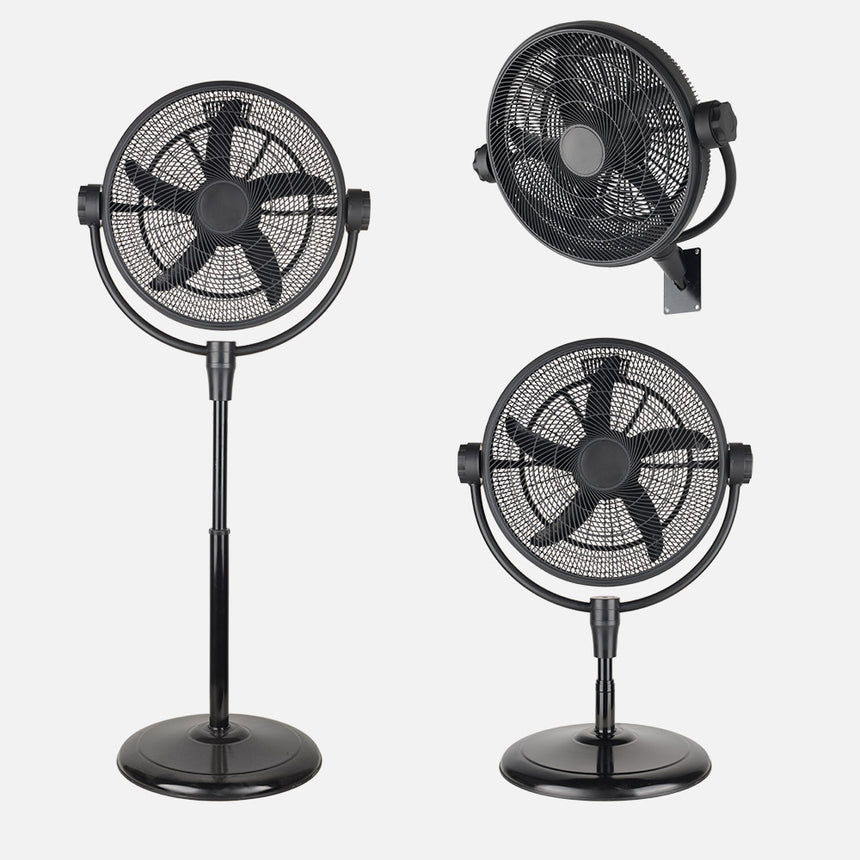 Ventilador de pie Fabrilamp Aifos negro 5 palas Ø61cm — vista 1