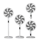 Ventilador de pie Fabrilamp Mixin blanco 7 palas Ø45cm 256341001