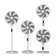 Ventilador de pie Fabrilamp Mixin blanco 7 palas Ø45cm — vista 1