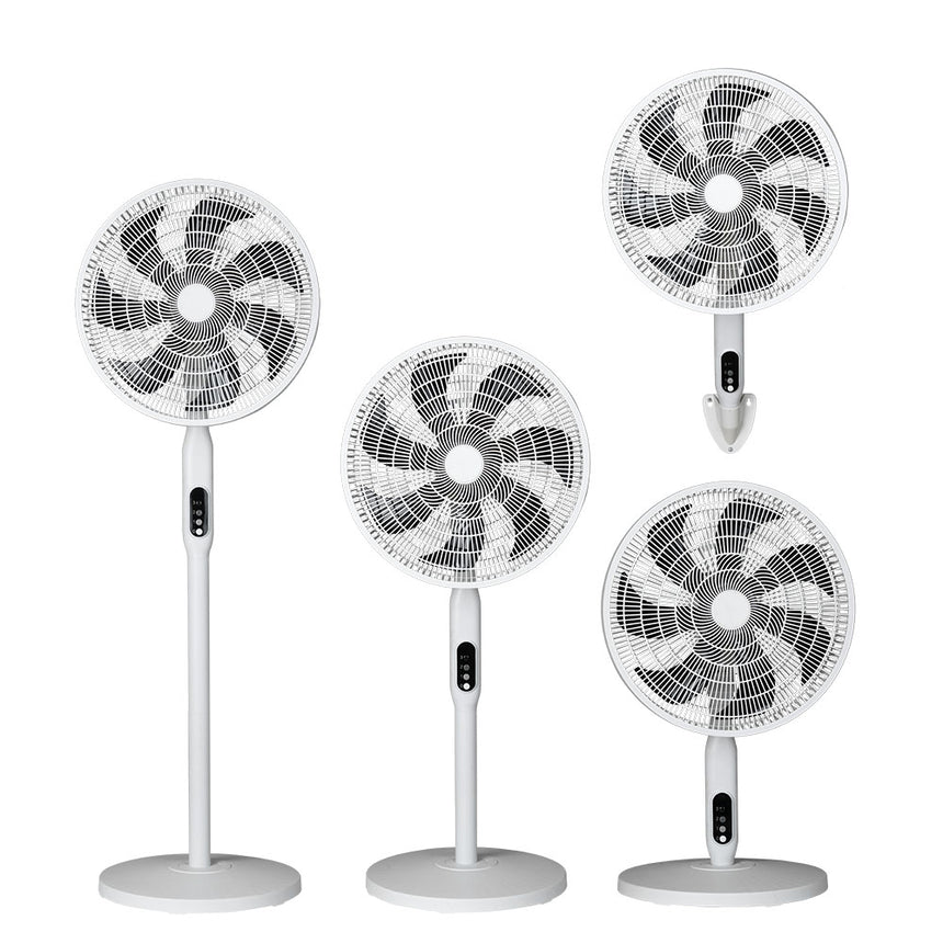 Ventilador de pie Fabrilamp Mixin blanco 7 palas Ø45cm — vista 1