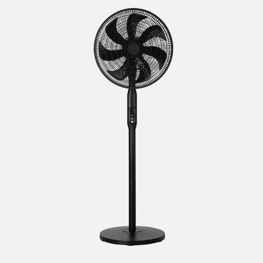 Ventilador de pie Fabrilamp Mixin negro 7 palas Ø45cm — vista 2