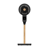 Ventilador de pie Fabrilamp Bizancio negro haya 3 palas Ø30cm — vista 3