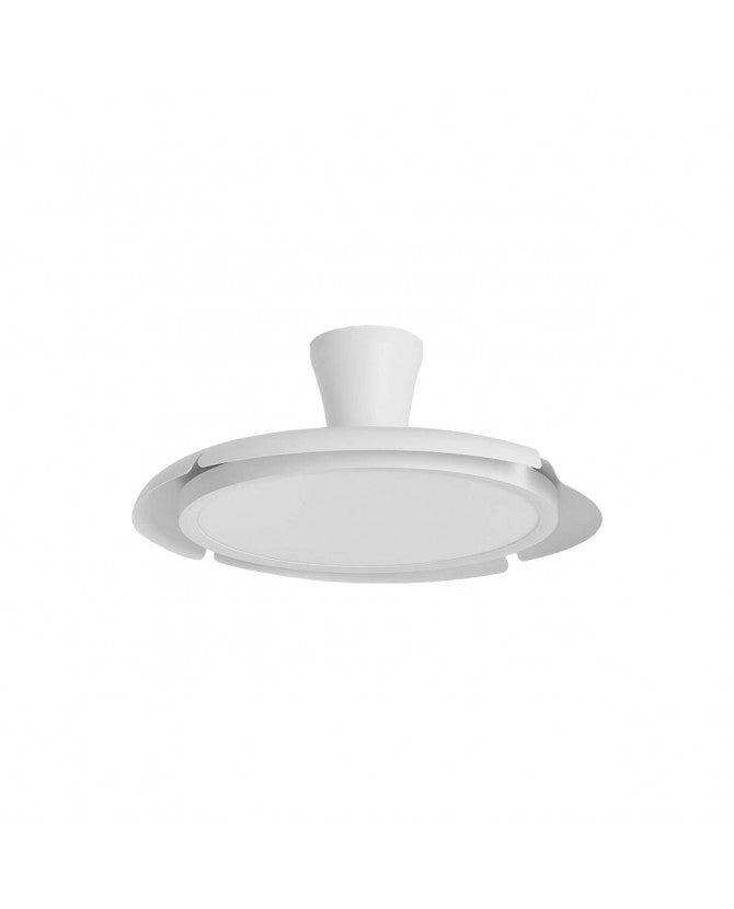 Ventilador de techo retráctil con luz AJP Qatar LED blanco 3 palas 3000-6500K Ø50cm 36W 16015