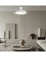 Ventilador de techo retráctil con luz AJP Qatar LED blanco 3 palas 3000-6500K Ø50cm 36W 16015