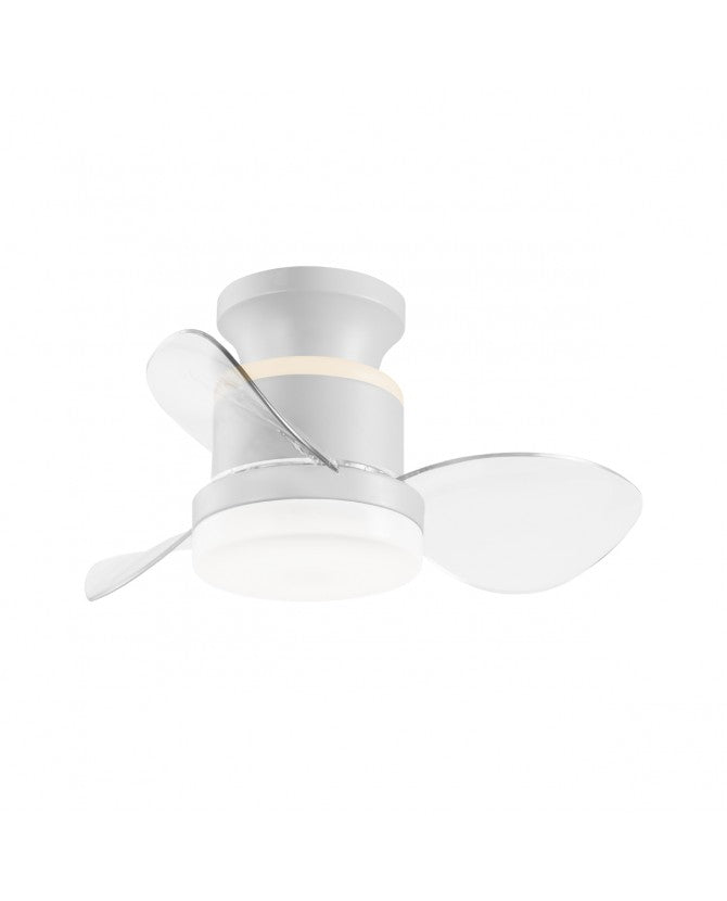 Ventilador de techo con luz AJP Salento LED arena 3 palas 3000-6500K Ø50cm 18W 11567