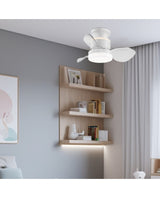 Ventilador de techo con luz AJP Salento LED blanco 3 palas 3000-6500K Ø50cm 18W 11565