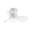 Ventilador de techo con luz AJP Salento LED blanco 3 palas 3000-6500K Ø50cm 18W 11565 — vista 1