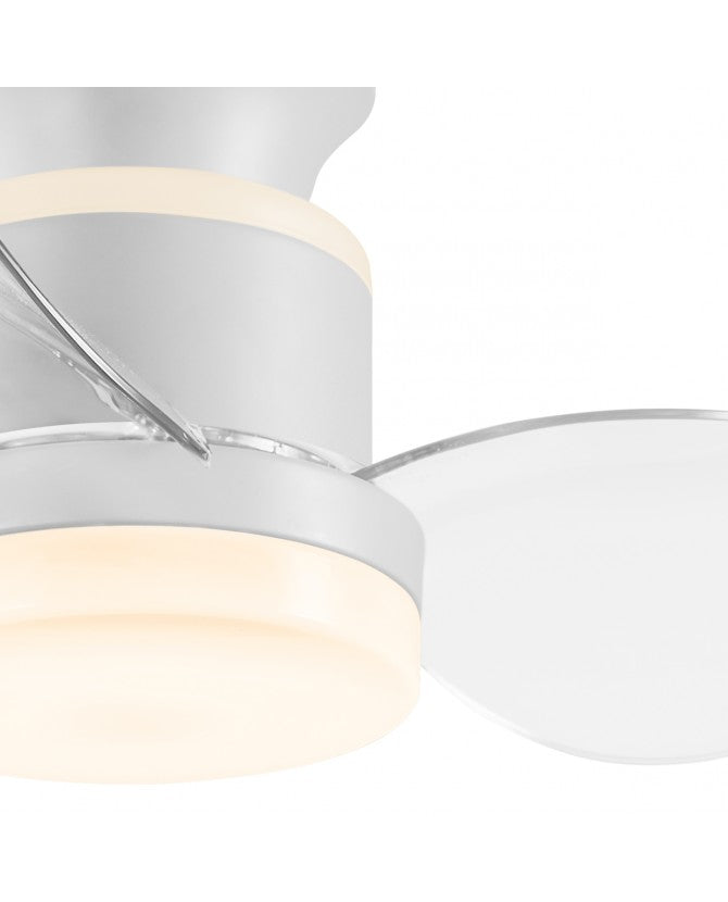 Ventilador de techo con luz AJP Salento LED blanco 3 palas 3000-6500K Ø50cm 18W 11565
