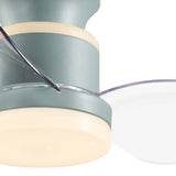 Ventilador de techo con luz AJP Salento LED verde 3 palas 3000-6500K Ø50cm 18W 11566 — vista 3