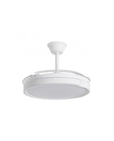 Ventilador de techo retráctil con luz AJP Samaná LED blanco 3 palas 3000-6500K Ø50cm 68W 16011