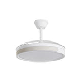 Ventilador de techo retráctil con luz AJP Samaná LED beige 3 palas 3000-6500K Ø50cm 68W 16013 — vista 4