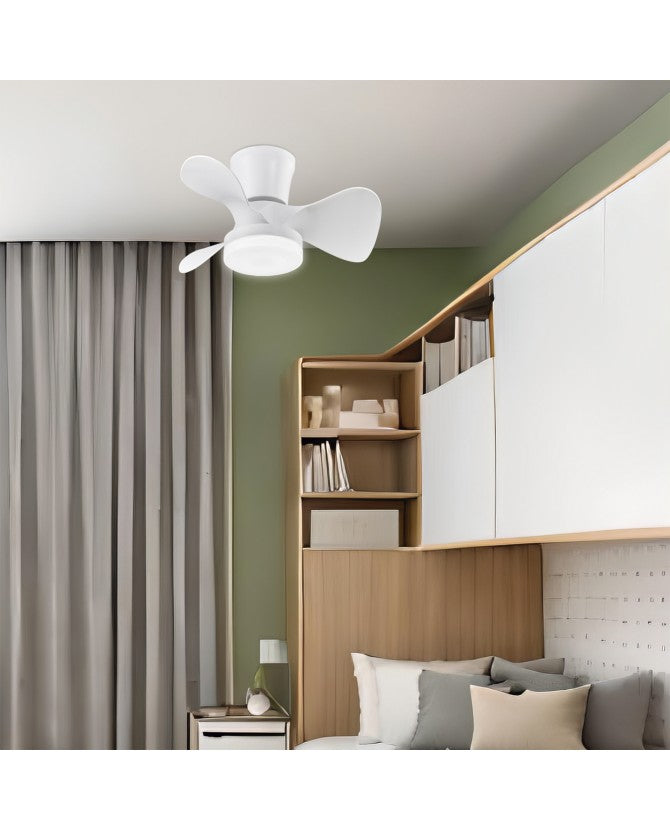 Ventilador de techo con luz AJP Siux LED blanco 3 palas 3000-6500K Ø56cm 18W 11536