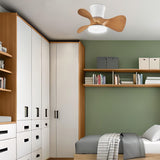 Ventilador de techo con luz AJP Siux LED marrón 3 palas 3000-6500K Ø56cm 18W 11538 — vista 2