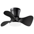 Ventilador de techo con luz AJP Siux LED negro 3 palas 3000-6500K Ø56cm 18W 11537 — vista 1