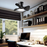 Ventilador de techo con luz AJP Siux LED negro 3 palas 3000-6500K Ø56cm 18W 11537 — vista 2