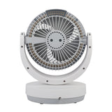 Ventilador de sobremesa Fabrilamp Lagos blanco gris 3 palas — vista 4