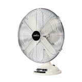 Ventilador de sobremesa Fabrilamp Capitolio crema cromo 4 palas Ø35cm — vista 1