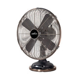 Ventilador de sobremesa Fabrilamp Capitolio negro cobre 4 palas Ø35cm 238771073