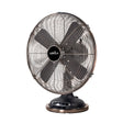 Ventilador de sobremesa Fabrilamp Capitolio negro cobre 4 palas Ø35cm — vista 1
