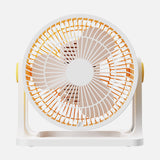 Ventilador de sobremesa Fabrilamp Funchal amarillo 3 palas Ø21cm — vista 2