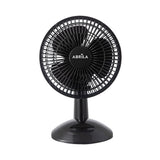 Ventilador de sobremesa Fabrilamp Pizarro negro 3 palas Ø20cm 238071009