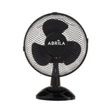 Ventilador de sobremesa Fabrilamp Pizarro negro 3 palas Ø27cm 238071109