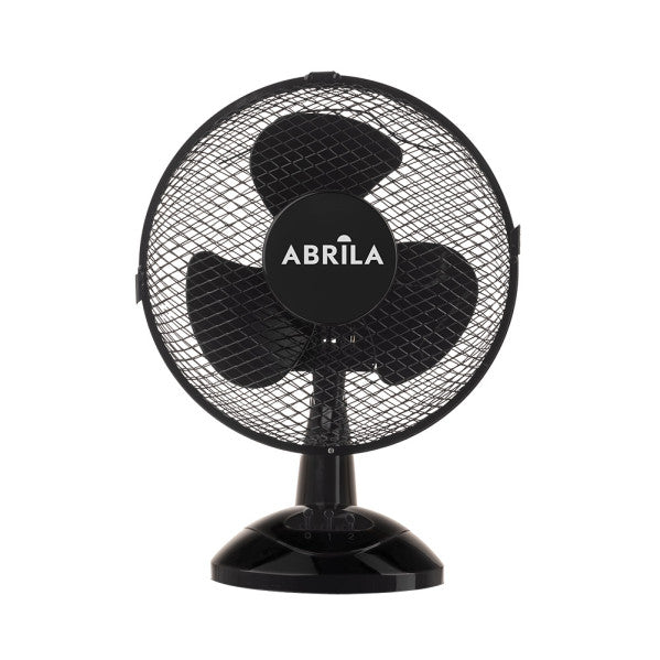 Ventilador de sobremesa Fabrilamp Pizarro negro 3 palas Ø27cm 238071109
