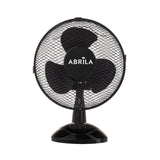 Ventilador de sobremesa Fabrilamp Pizarro negro 3 palas Ø27cm — vista 1